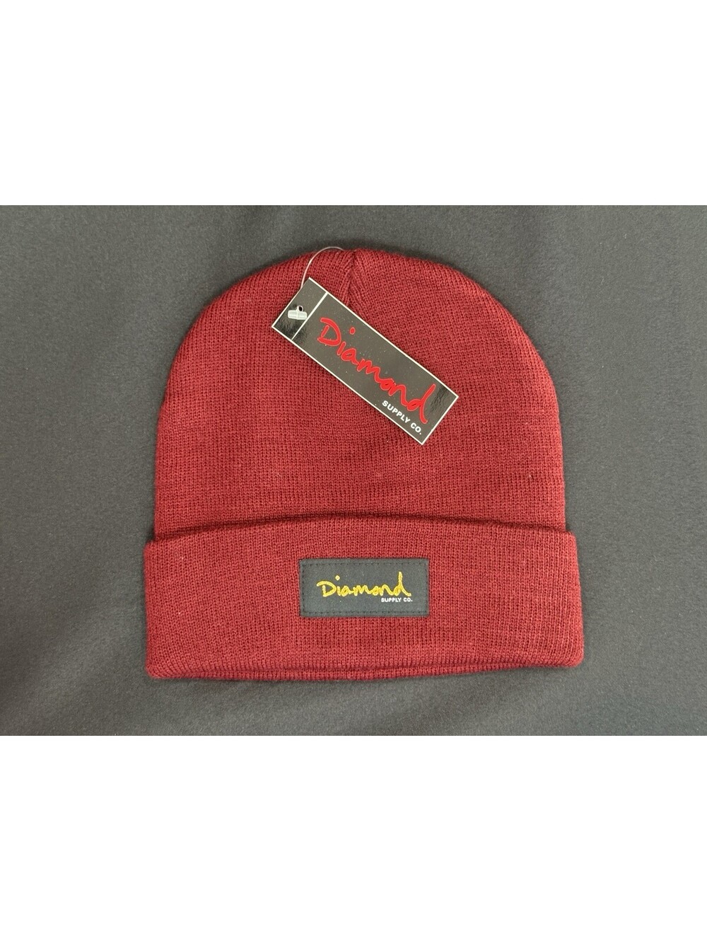 New With Tags diamond supply co beanie red adult - OS